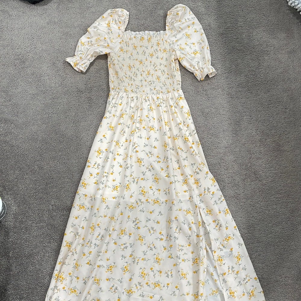 SHEIN Floral Maxi Dress, Size Medium